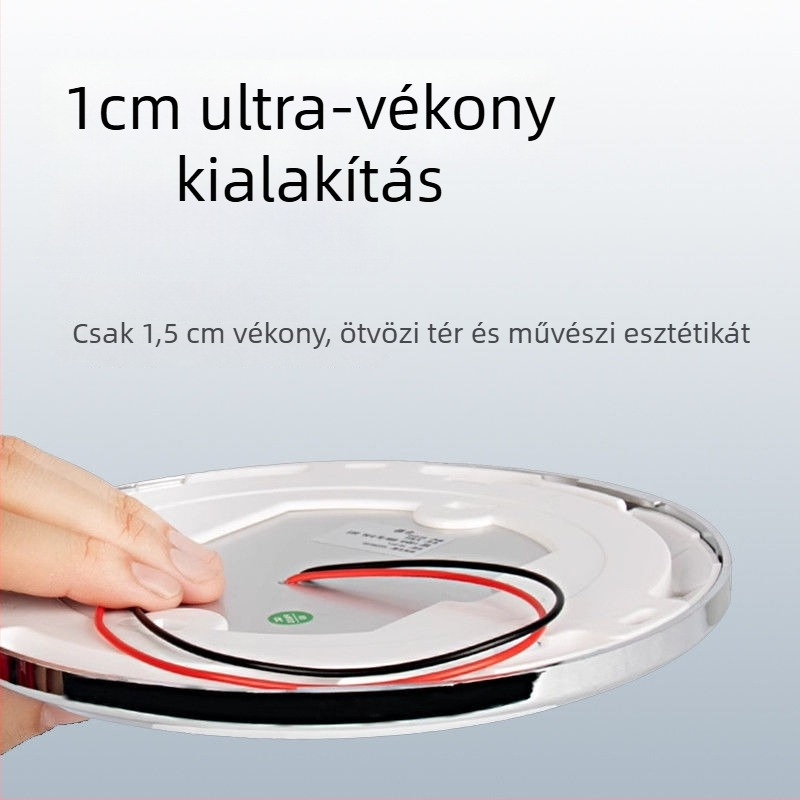 ADDX krómozott LED mennyezeti lámpa hajókhoz, lakóautókhoz és utánfutóhoz | 12–24V, 3–14W, 10 éves élettartam
