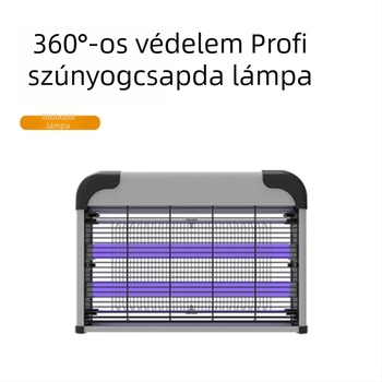 Beltéri elektromos sokkos szúnyogirtó lámpa LED-del, modell DYT-52, hatótávolság 20–50 m², üzemidő 7–14 nap, csapda fényhullámmal + elektromos sokk