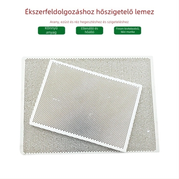 Ékszerekhez készült hőálló forrasztó tábla – kvarc tűzálló tégla arany- és ezüst ékszerekhez, DIY eszközkészlet
