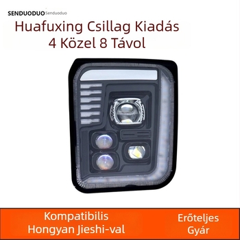 Huafuxing LED első lámpa-összeszerelés – Js modell, 80W, 24V, univerzális kompatibilitás