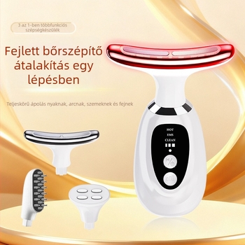 Dicai MR10 Nyak Szépségkészülék: lifting és feszesség, ráncok csökkentése, bőrállapot megújítása; három az egyben masszázs fotonfénnyel és szem-móddal