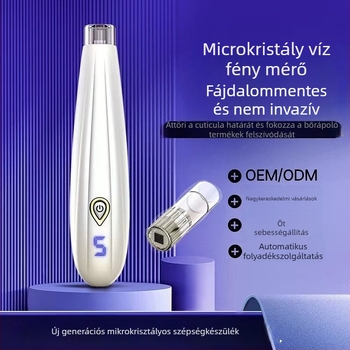 Otthoni használatra szánt elektromos mikro-kristályos szépségkészülék negatív ion funkcióval, hordozható, beépített 500–800 mAh akkumulátor, IPX0