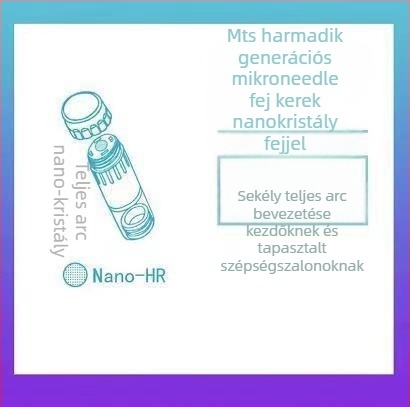 Otthoni használatra szánt elektromos mikro-kristályos szépségkészülék negatív ion funkcióval, hordozható, beépített 500–800 mAh akkumulátor, IPX0
