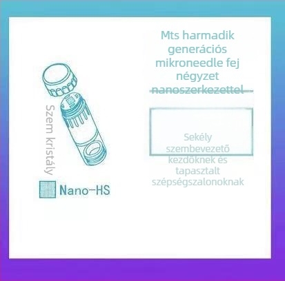 Otthoni használatra szánt elektromos mikro-kristályos szépségkészülék negatív ion funkcióval, hordozható, beépített 500–800 mAh akkumulátor, IPX0