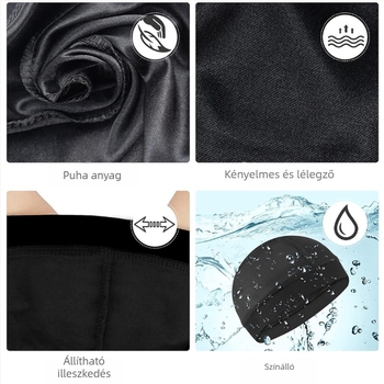 Sportos sapka Spandex/Lycra anyagból, Casual uniszex kültéri fejfedő, Egyszínű mintázat