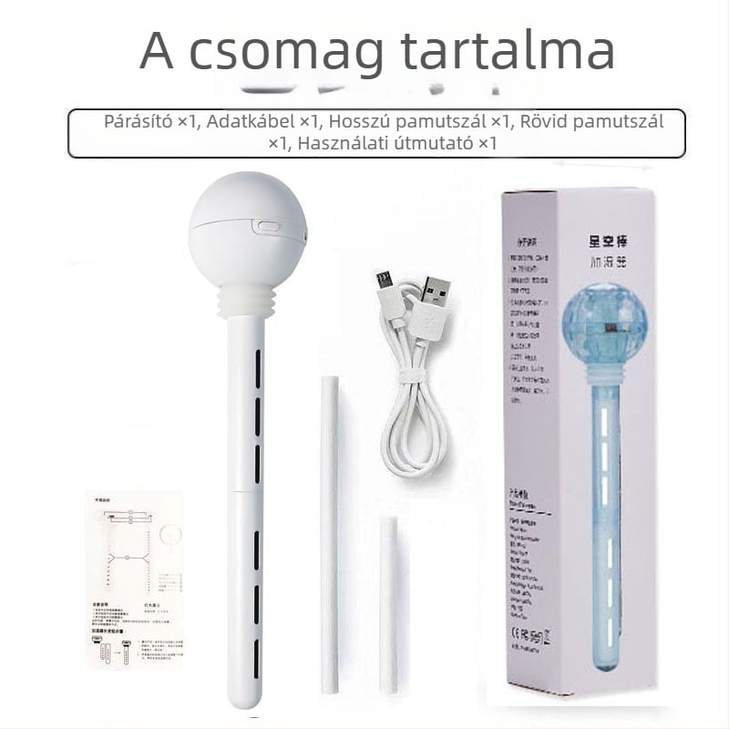 Töltésre feltölthető párásító, hordozható kettős használat autóhoz és beltérre, hideg permet, 3. fokozat