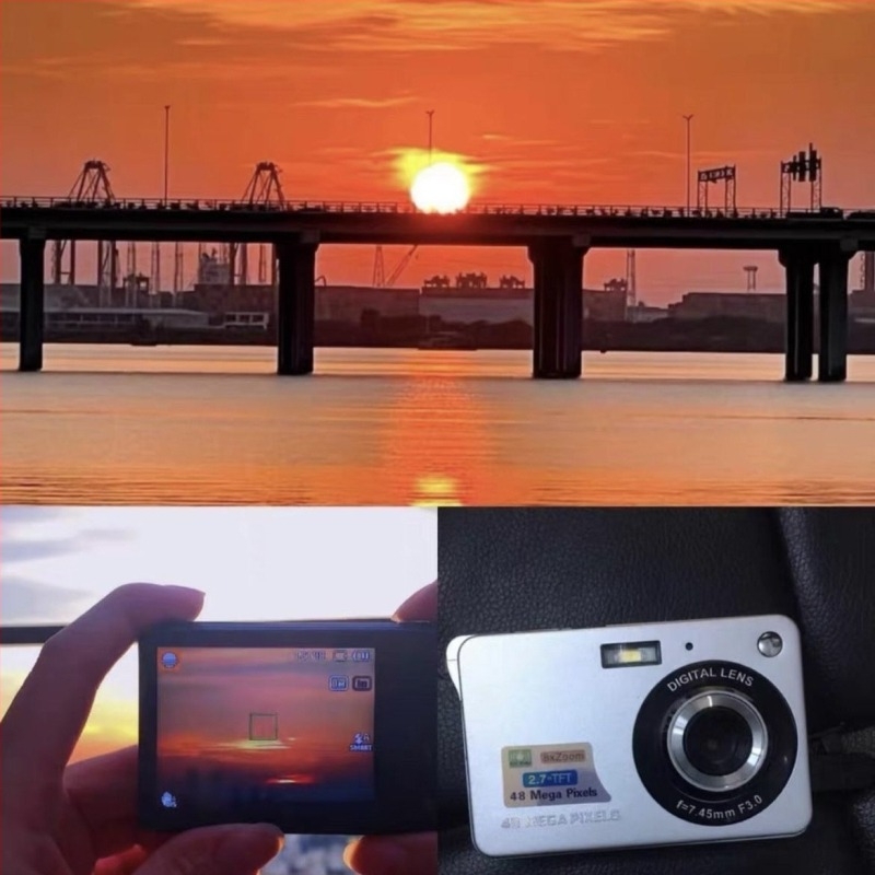 Rong Lai P20 CCD digitális kamera: 48 MP érzékelő, 8x optikai zoom, beépített kamera, képstabilizáció