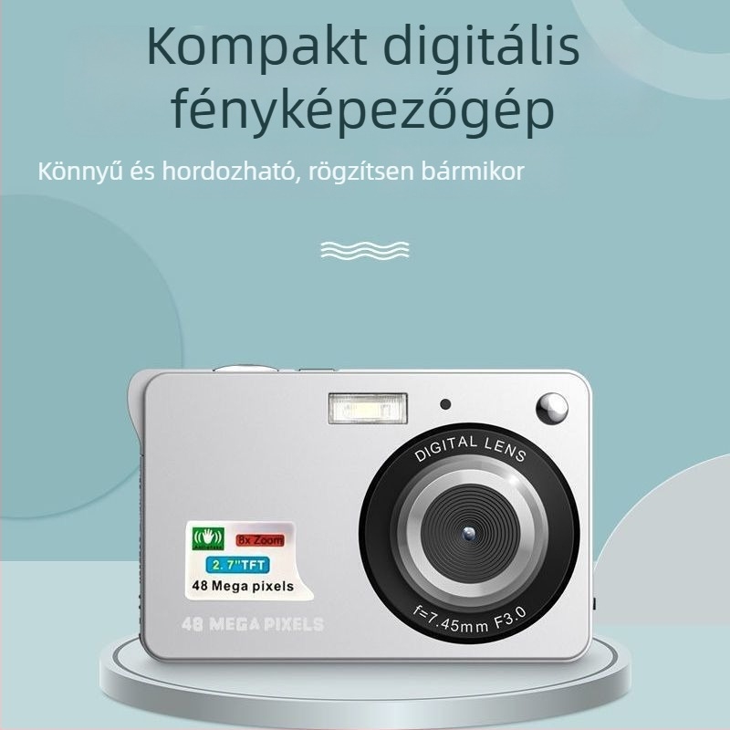 Rong Lai P20 CCD digitális kamera: 48 MP érzékelő, 8x optikai zoom, beépített kamera, képstabilizáció