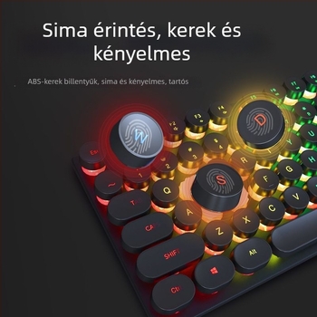 Kábeles billentyűzet- és egérkészlet, numerikus billentyűzettel, háttérvilágítás nélkül