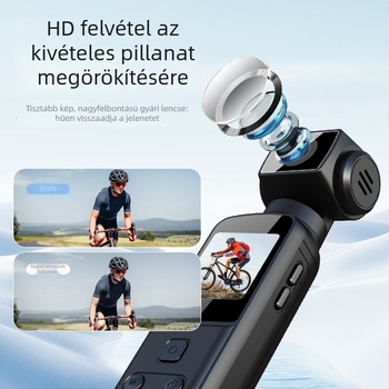 4K-os kézi sportkamera 270°-os forgatással, stabilizáció, TF-kártya támogatás, modell K1