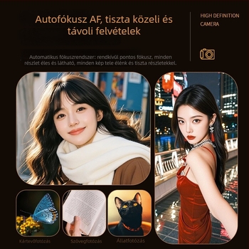 M11 Szelfi digitális kamera – 50MP CCD, 1/1.7\" szenzor, 8× optikai zoom, periszkópos objektív, 2,3\" LCD, teljes manuális működés