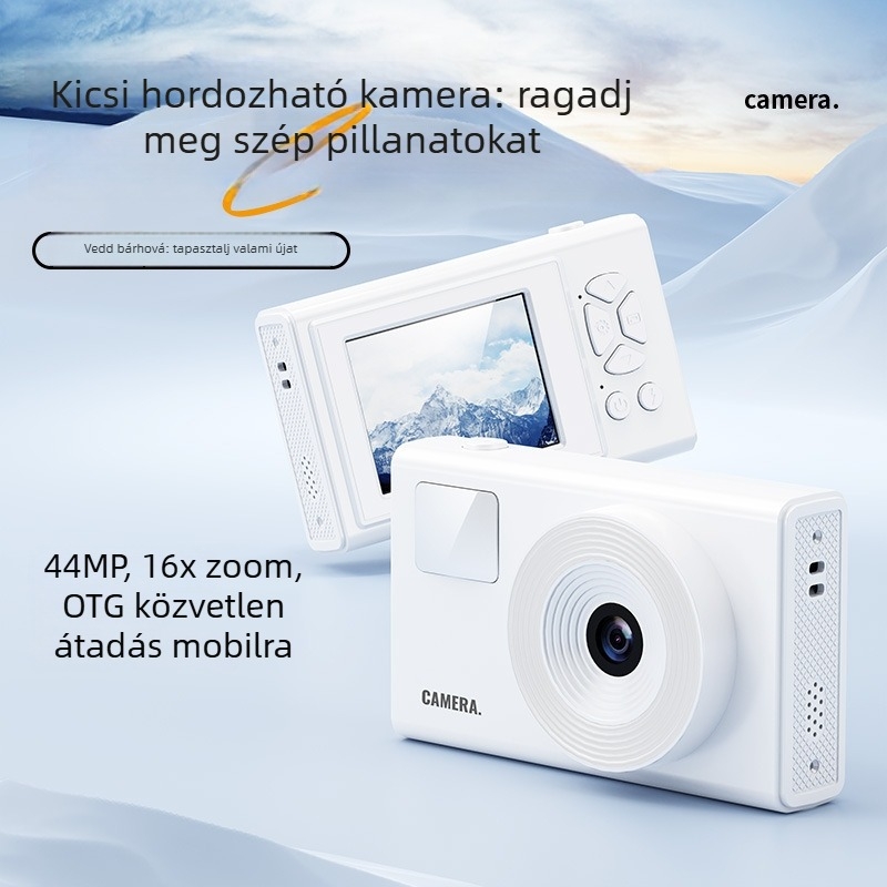 X8 kompakt kamera 1/3'' CCD érzékelővel, 24 MP+, 8x digitális zoom, periszkópos objektív, 2,4 hüvelykes LCD