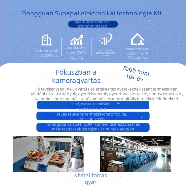 Digitális kamera AC06C – CMOS 1/2.3, 8.0MP, 16x optikai zoom, 48M felbontás (8000x6000)
