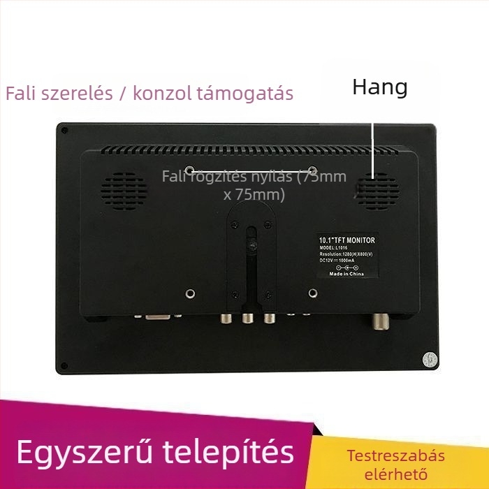 HANFUJIE LCD-monitor, univerzális modell, univerzális képernyő típus, 10,1 hüvelykes kijelző
