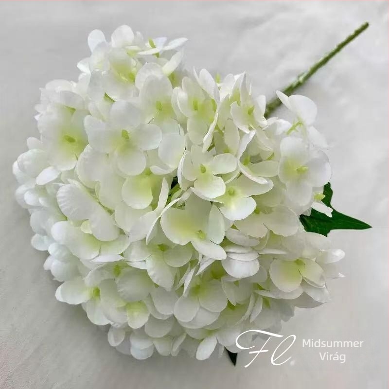 Selyem hortenzia művirágok, 176 darabos készlet, kézérzetű nedves hatás, BX-03