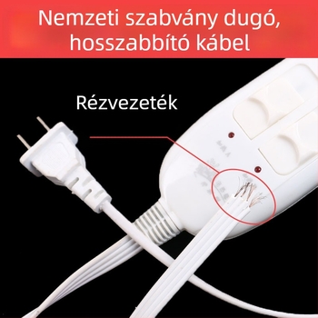 Malacoknak szánt elektromos fűtőlemez kapcsolóval és lépés nélküli termosztáttal – hőmérséklet-szabályozás 60°C-ig