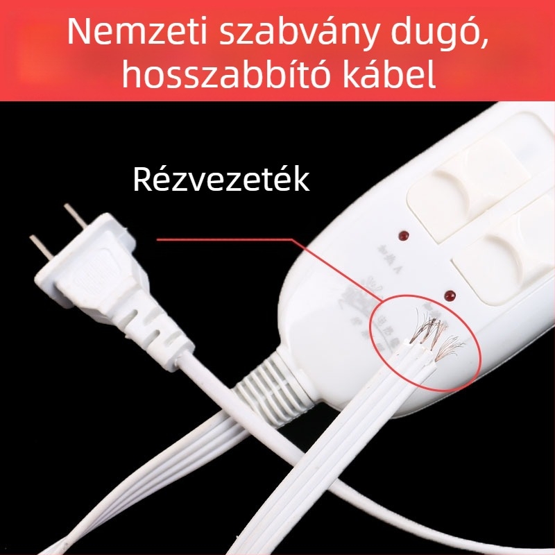 Malacoknak szánt elektromos fűtőlemez kapcsolóval és lépés nélküli termosztáttal – hőmérséklet-szabályozás 60°C-ig