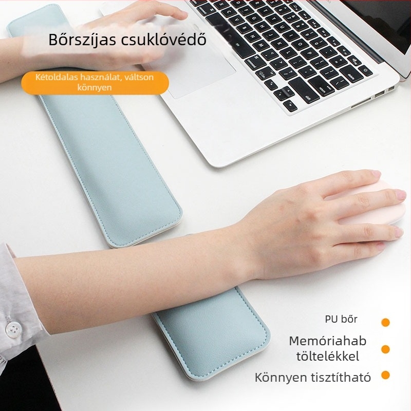 Billentyűzet és egér kézfejtámasz párna, Cortex anyag, egyoldalas, felületkezelés, OEM/személyre szabható