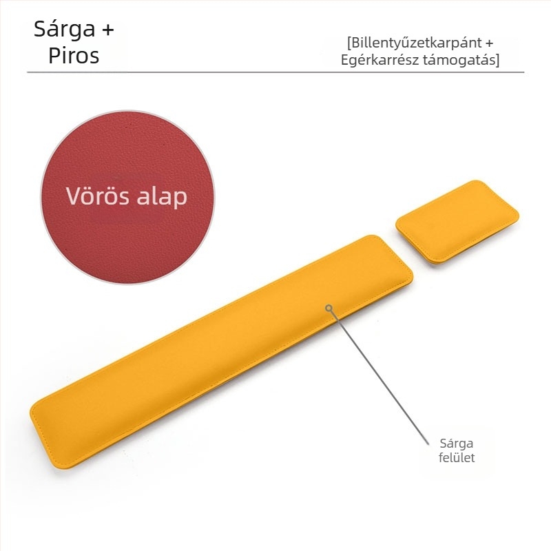 Billentyűzet és egér kézfejtámasz párna, Cortex anyag, egyoldalas, felületkezelés, OEM/személyre szabható