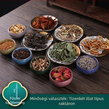 DIY száraz virágos zacskó készlet – etnikus stílus, ajándék születésnapra, diploma, lakásavatóra