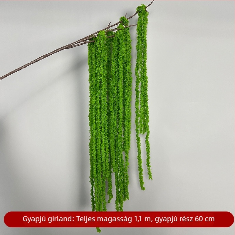 Selyem virágból készült függő dekoráció esküvői hátfalhoz – kültéri fotóprop, otthoni díszítés