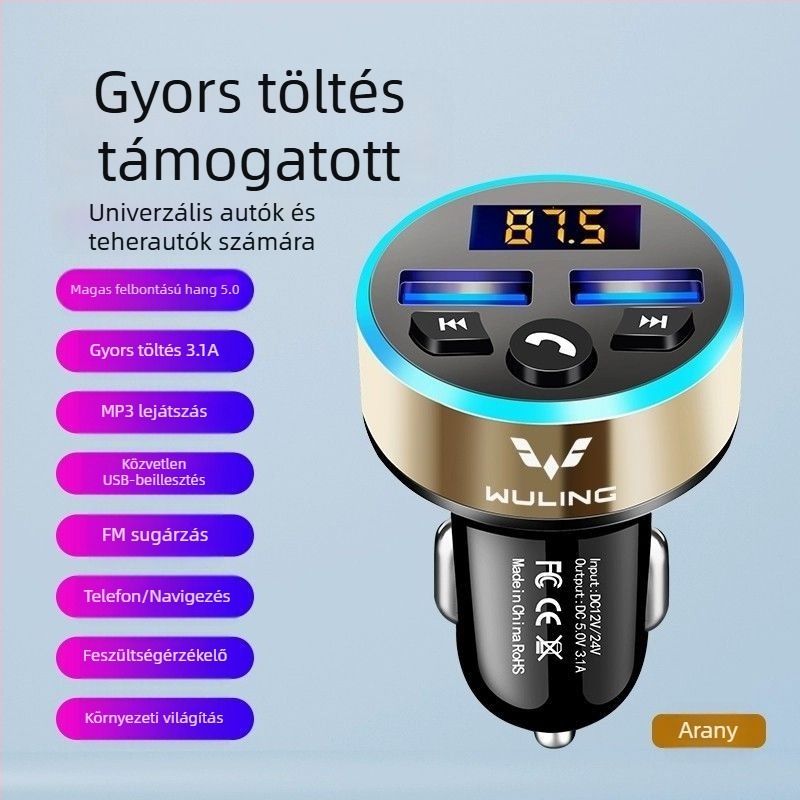 Autós MP3 lejátszó Bluetooth és töltés funkcióval Wuling/Hongguang S730 teherautókhoz