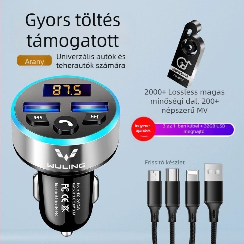 Autós MP3 lejátszó Bluetooth és töltés funkcióval Wuling/Hongguang S730 teherautókhoz