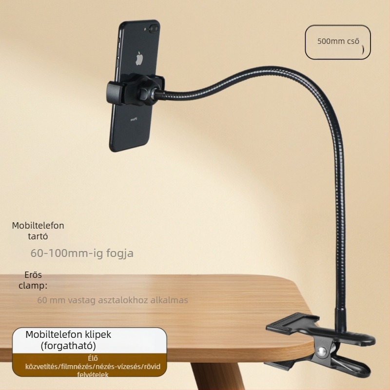 Ágy melletti telefon-tartó, univerzális kialakítás, magánmárka, testreszabás nem támogatott