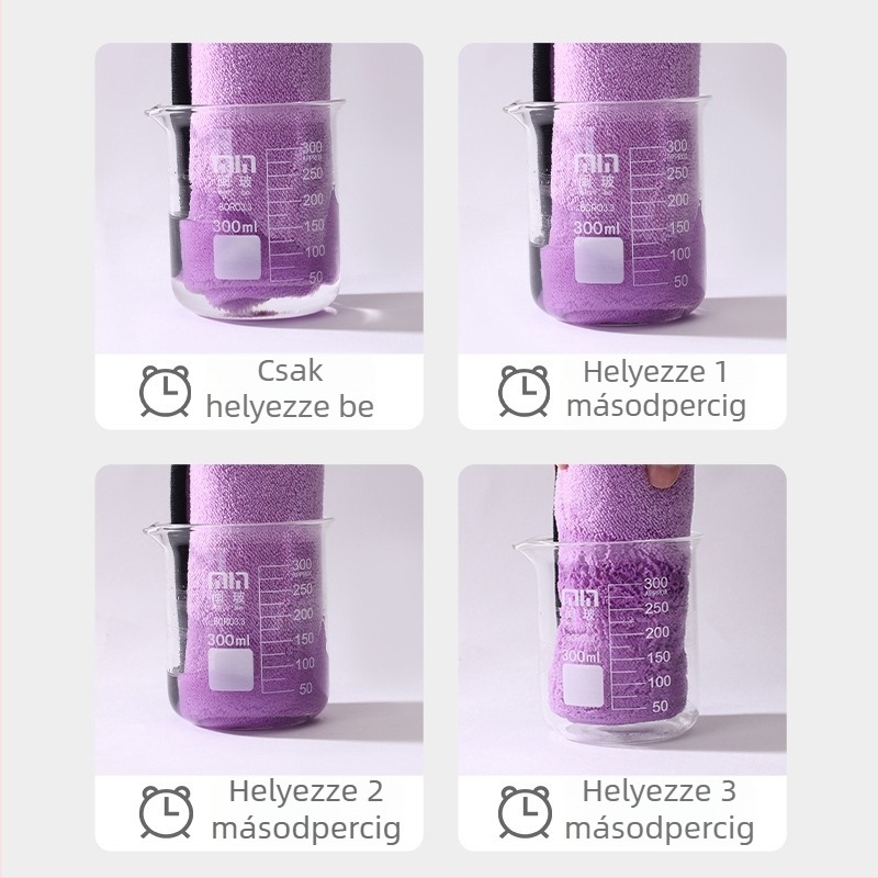 MCP Nanofiber Kutyafürdő Törölköző - Nedvszívó, Gyors Száradás, Sűrített Velúr Textúra