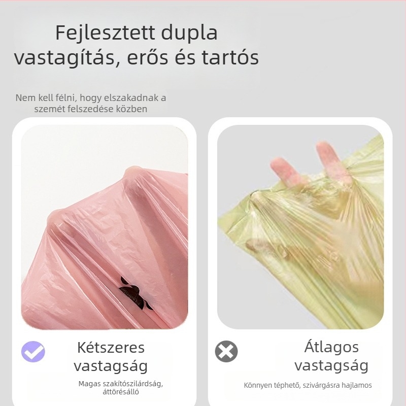 Erchuan biológiailag lebomló, vastagított ürülékzsákok kutyáknak és macskáknak
