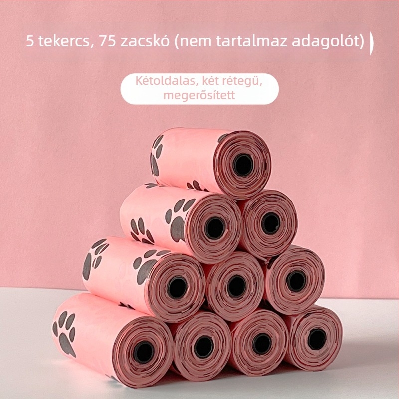 Erchuan biológiailag lebomló, vastagított ürülékzsákok kutyáknak és macskáknak