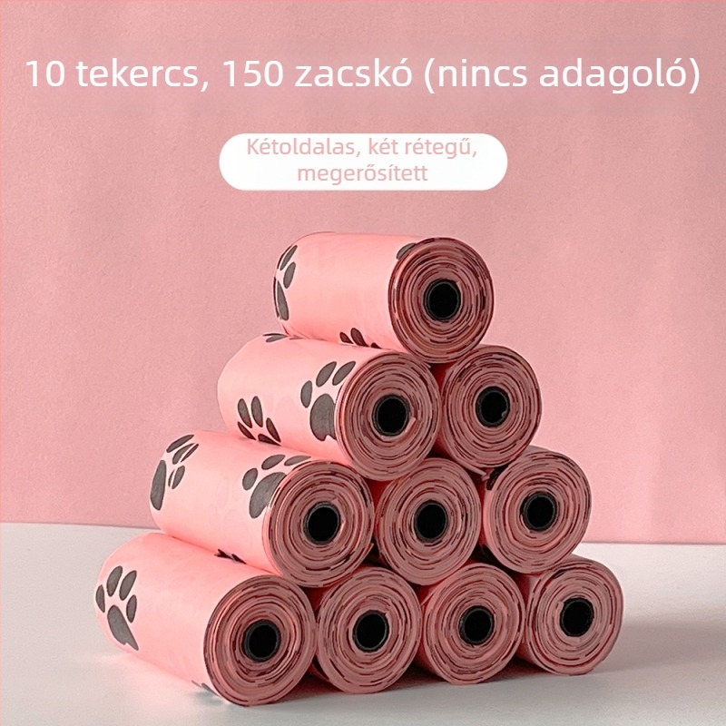 Erchuan biológiailag lebomló, vastagított ürülékzsákok kutyáknak és macskáknak
