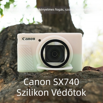 Canon SX740/730-hoz szilikon hüvely, zuhanás elleni védelem (OEM gyártás)