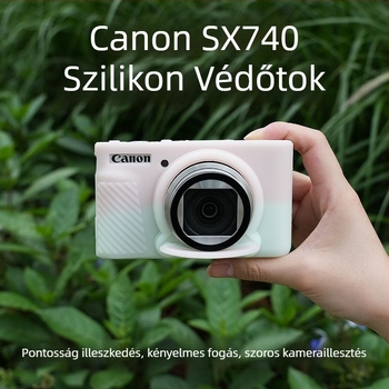 Canon SX740/730-hoz szilikon hüvely, zuhanás elleni védelem (OEM gyártás)