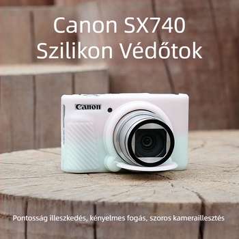 Canon SX740/730-hoz szilikon hüvely, zuhanás elleni védelem (OEM gyártás)