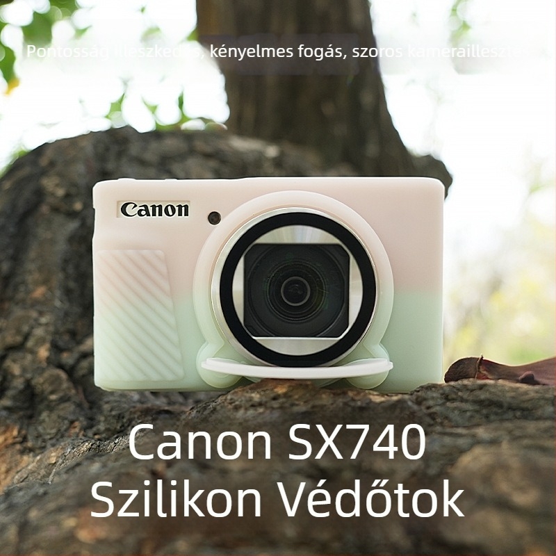 Canon SX740/730-hoz szilikon hüvely, zuhanás elleni védelem (OEM gyártás)