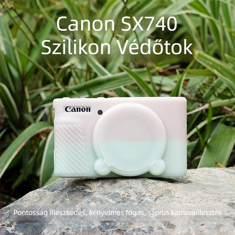 Canon SX740/730-hoz szilikon hüvely, zuhanás elleni védelem (OEM gyártás)