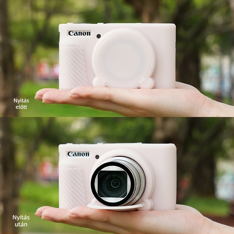 Canon SX740/730-hoz szilikon hüvely, zuhanás elleni védelem (OEM gyártás)