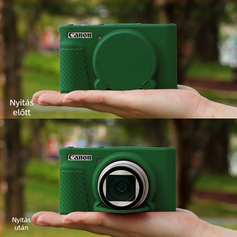 Canon SX740/730-hoz szilikon hüvely, zuhanás elleni védelem (OEM gyártás)