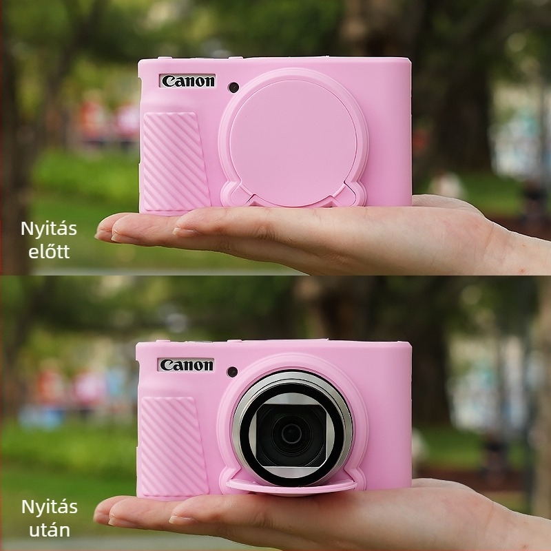 Canon SX740/730-hoz szilikon hüvely, zuhanás elleni védelem (OEM gyártás)