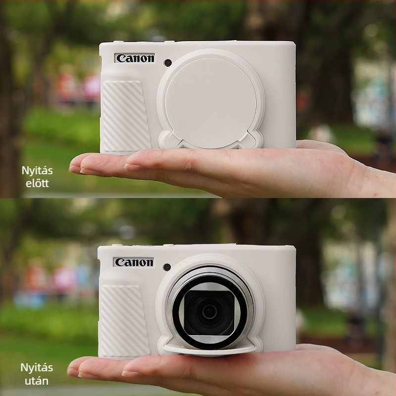 Canon SX740/730-hoz szilikon hüvely, zuhanás elleni védelem (OEM gyártás)