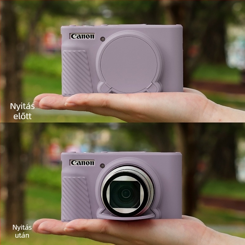 Canon SX740/730-hoz szilikon hüvely, zuhanás elleni védelem (OEM gyártás)
