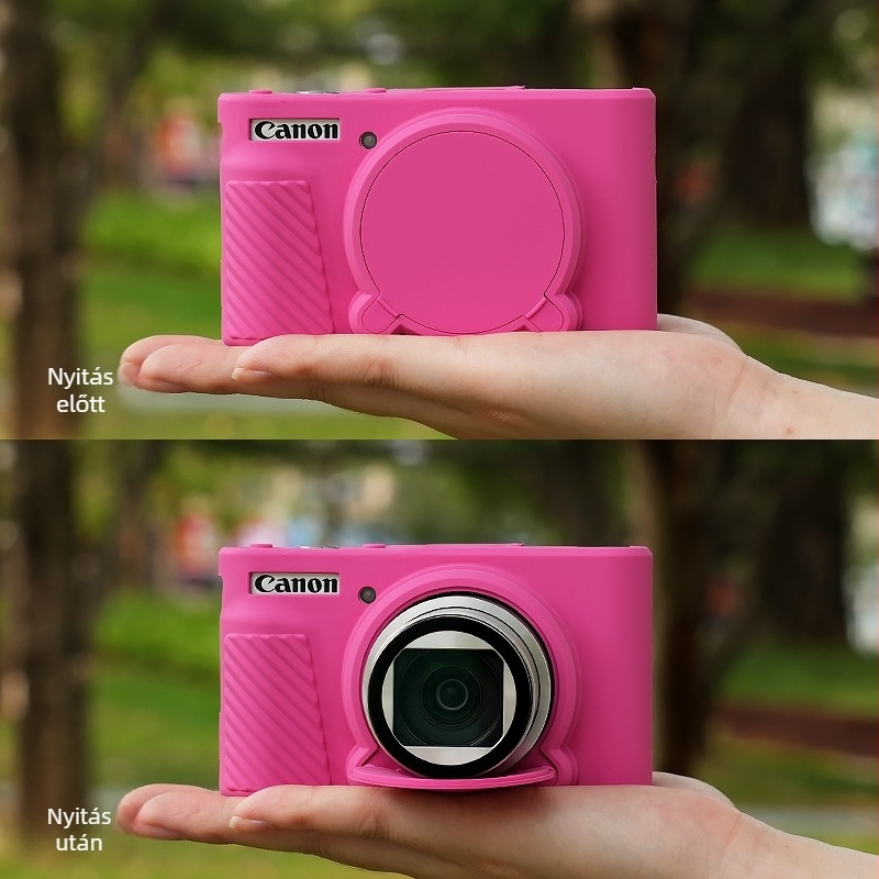 Canon SX740/730-hoz szilikon hüvely, zuhanás elleni védelem (OEM gyártás)