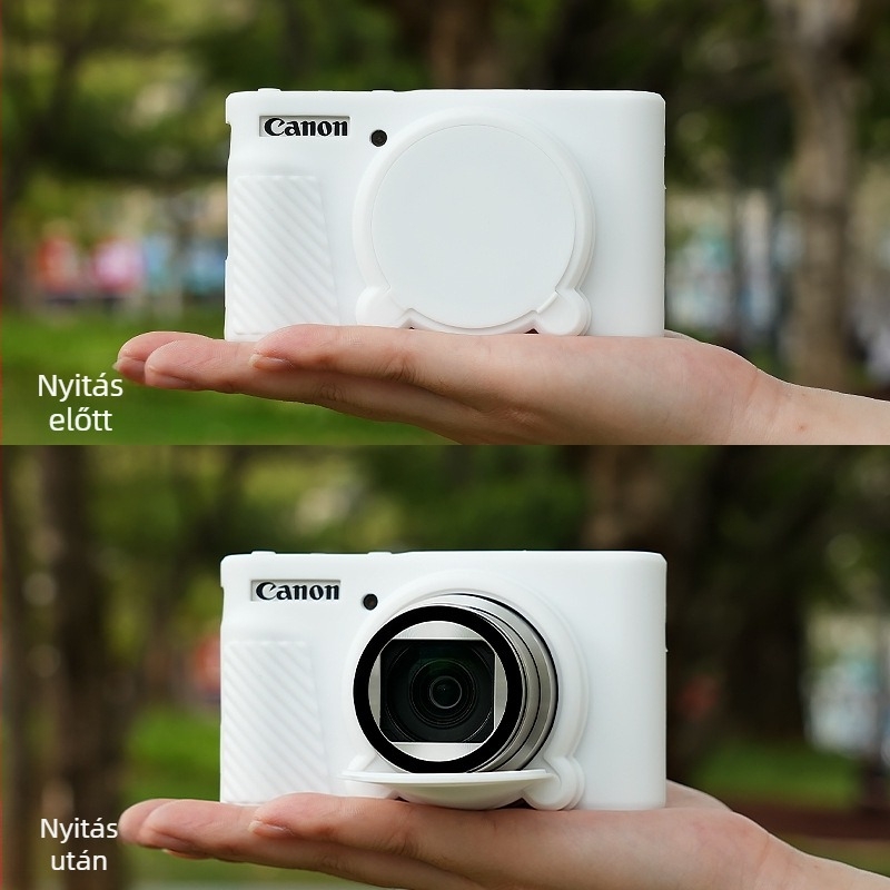 Canon SX740/730-hoz szilikon hüvely, zuhanás elleni védelem (OEM gyártás)