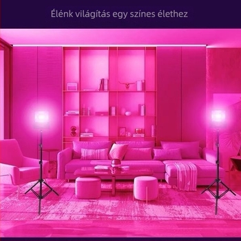 RGB környezeti fény élő közvetítéshez – AC táplálás, falra szerelhető, nem okos vezérlés