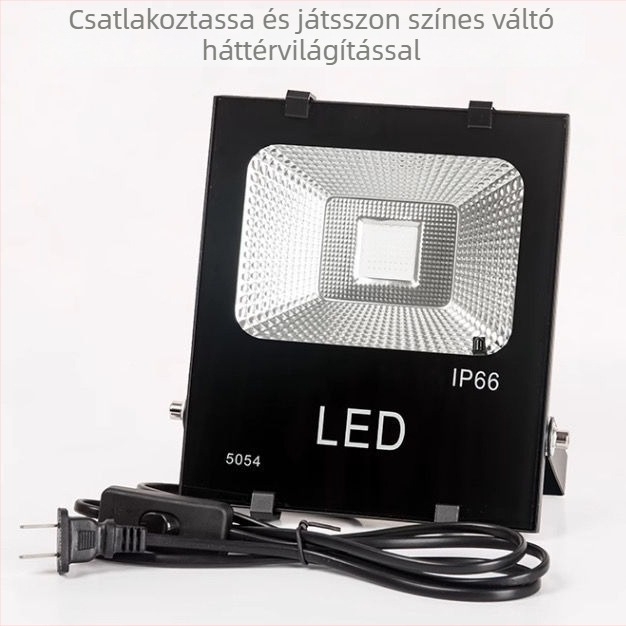 RGB környezeti fény élő közvetítéshez – AC táplálás, falra szerelhető, nem okos vezérlés
