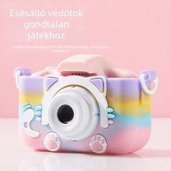 Gyerekeknek szóló digitális kamera X5S, 48MP, memóriakártya támogatás, 3–4 órás üzemidő, fénykép és videó