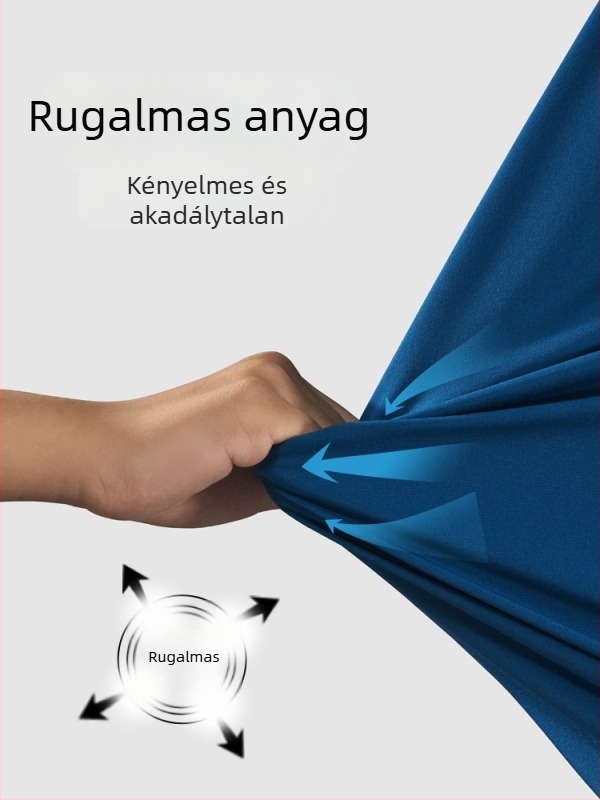 Uniszex rövid ujjú orvosi scrubs készlet, kerek nyakú felső és nadrág