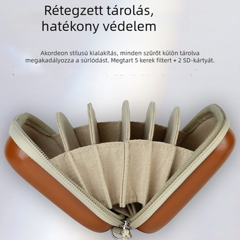 Haida Kör Szűrőtáska — Új szűrőcsomag, univerzális bajonett csatlakozás, rendező kamera szűrőkhöz, testreszabott minták