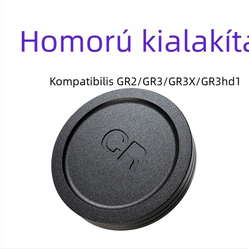 Ricoh GR objektív sapka, alumínium ötvözet, nyomó típusú porvédő, 58 mm bajonet, GR2/GR3/GR3X/GR4